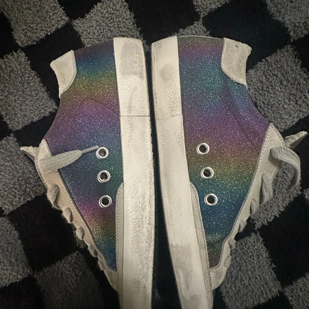 Golden Goose Matte Glitter Superstars size 37 - Picture 2 of 13